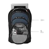 Wenger 600638 IBEX 17-Zoll-Laptop-Rucksack, Triple schützen Fach mit iPad/Tablet / eReader Pocket in blau {23 Liter} - 3