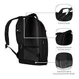 Wenger 600627 GIGABYTE 15.4″ MacBook Pro Rucksack, Anti-Scratch Futter mit iPad/Tablet / eReader Tasche in schwarz {17 Liter} - 5